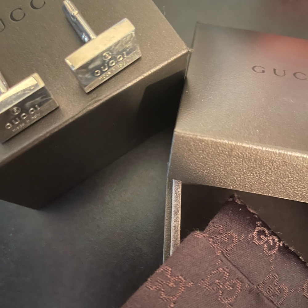 Authentic Stamped Gucci Cufflinks